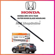 Honda HRV 2014 Year Outer Door Glass Moulding Lining Getah Cermin Luar Pintu Original