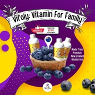 VIFOLY JUICE-Vitamin For Family-Vitamin C- DHA-Salmon Fish Oil- Kids Above 1 yr Old/For Pregnant/Bre