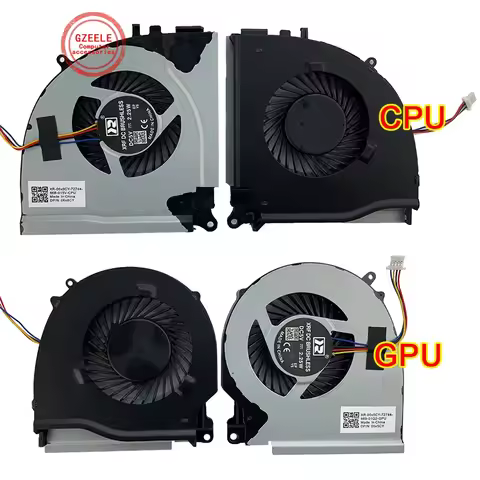 Cpu Cooling Fan for Dell Speed 15 Inspiron 15 7557 7000 7559 AB09005HX090B00 AB08505HX090B00 RJX6N 0