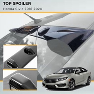 Honda Civic 2016 To 2021 Honda Civic FC Rear Sun Roof Visor Top Spoiler