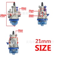 [11 Carburetor] CNC Transparent Cover Modified Carburetor PWK 21 24 26 28 30 32 34mmATV Motorcycle U
