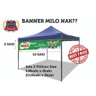 BANNER MILO NAK??? (Size 8x2 / Size 8x3 / Size 10x2 / Size 10x3) DESIGN