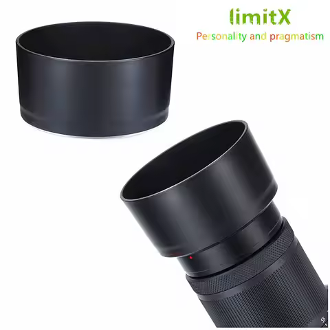 Bayonet Lens Hood Reversible Petal Lens Shade For Canon RF-S 55-210mm F5-7.1 IS STM Lens on EOS R7 R