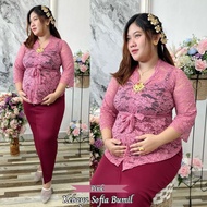 (Dress Only) Balinese Brocade kebaya Becomes sofia strait Brocade kebaya/Pregnant Mother's kebaya