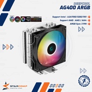 Deepcool AG400 ARGB Heatsink Processor CPU Cooler