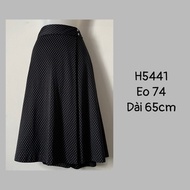 H5441 54 Japanese polka dot skirt office streetwear 2hand skirt japan mori vintage fairy boho