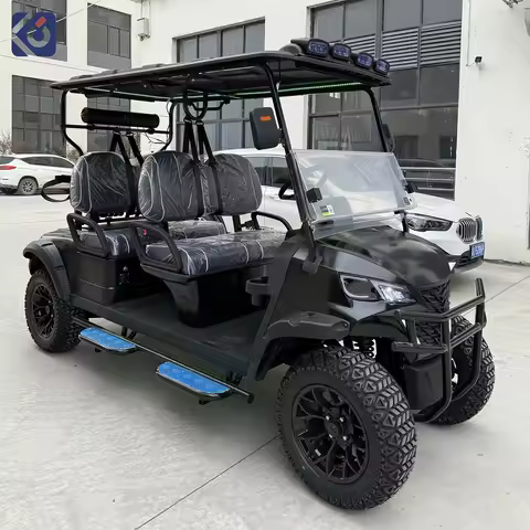 Front 4 Seater Golf Cart Car Golf Buggy 72V Lithium Golf Electric Cart for Sale