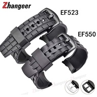 Watchband for Casio Edifice Series Strap EF-550 / EF523 Rubber Straps for Casio EF550 Diving Sport Watchband Bracelet
