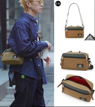 Gregory 兩用袋 LOG CABIN KHAKI PADDED SHOULDER POUCH M 斜咩袋 男女OK 🇰🇷韓國直送
