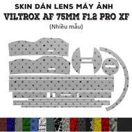Viltrox AF 75mm f1.2 Pro XF Lens Skin (Many models) | Decal Film 3M 75mm camera lens protection stic