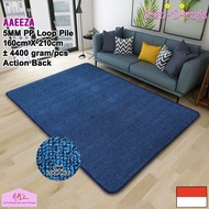 Karpet permadani polos alas lantai ruang tamu bulu kamar tidur minimalis 160 cm x 210 cm - NMs