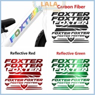 [Lala]FOXTER Bike Carbon Fiber Vinyl Sticker Decal for Mountain Bike Stickers