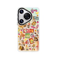 MASFEIL | เคสโทรศัพท์แบบตั้งได้มีแม่เหล็กป้องกันแรงกระแทกสำหรับ Huawei Pura70 P60Pro P50 P40 P70Pro