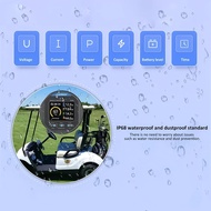 IP68 Waterproof Color Screen Coulometer DC8-80V 50A 100A 350A TR24 Battery Tester Capacity Voltage C