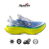 HIJAU 910 Nineten GEIST EKIDEN PRO Running Shoes - PITUH/biru GREEN-NEON