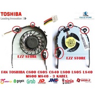 TOSHIBA C800 C805 C840 L800 L805 L840 M800 M840 DFS FAN531005MC0T FB9B MF60090V1-C430-G99 3 CABLES