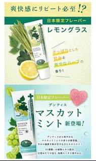 ‼️日本牙醫推介DENTISTE 天然護理抗臭香印提子🍇/ 檸檬草牙膏‼️半價最後一件