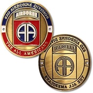 82nd Airborne Division The All Americans Walking Stick Medal
