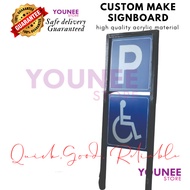 parking sign, oku parking sign
