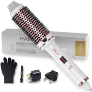 Berus Terma Ukliss 1.5 Inci Berus Panas untuk Rambut, Ion Negatif & Seramik untuk Kilauan Tanpa Keri