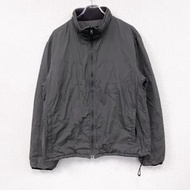 古著優衣庫 (UNIQLO) 2000 年代復古款羽絨尼龍外套，深灰色，L 碼