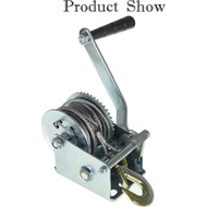 800LBS MESIN DERAK MANUAL TANGAN HAND WINCH KATROL MANUAL ALAT PENARIK CARAVAN PANJANG TALI LAUT