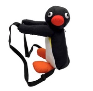全新 包郵 只限郵 Pingu 企鵝家族 兒童可愛搞怪企鵝玩偶雙肩包 新款背包公仔包書包