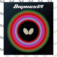 Butterfly Table Tennis Rubber Dignics 64 Back Soft High Tension Black Thickness 0.6060