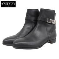 愛馬仕 Neo SV Kelly 五金素麵短靴，女款，黑色，35 碼。