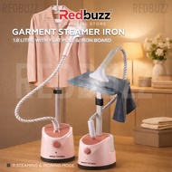 REDBUZZ Electric Iron Steamer Garment Steamer With Flat Pole & Iron Board Seterika Wap Baju Steam Ir