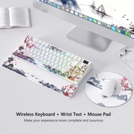 Womier SK80 PRO 75% Wireless Gaming Keyboard with Multimedia Display 3-Modes Hot Swappable Custom Me