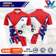 JERSEY WANGKI JNE FULLPRINTING / KAOS POLO KURIR JNE / JERSEY KERAH JNE EXPRESS