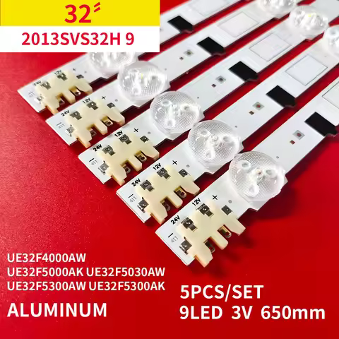1set LED strip for Sams ung UE32F5500 2013SVS32H 9 UE32F5000 UE32F5020 UA32F5500 UE32F4000 UE32F4500