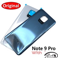 100% Original Battery Door Housing Glass Panel Back Cover Case With Glue Replacement Parts For Xiaom