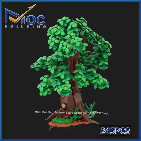 MOC Building Blocks Classic Movie Scene Lush Tree Expansion Model DIY Assemble Bricks Collection Dis