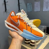 Nike Zoom GT Cut 3 "White Orange" 🐻‍❄️🧡▫️Sizes 40/45
