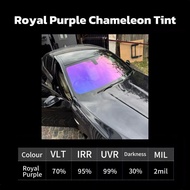 Chameleon Tinted Royal Purple Chameleon Tint UV99% IR 95% 2PLY Tinted Building Colour Window/Car Tin