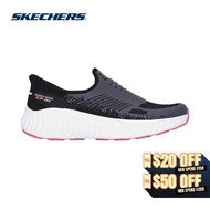 Skechers Women Slip-ins Performance Go Run Now Briar Shoes - 129375-BKPK Air-Cooled Goga Mat