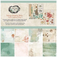 49 And Market Scrapbook Paper Collection Pack 12"X12" - Vintage Artistry Shore