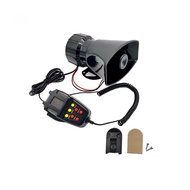 120DB 7-tone Alarm Horn 12V/24V Car Motorcycle Boat Truck Powerful Car Mounted Alarm Horn Police Sir