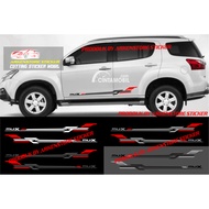 Mux car sticker sporty car listcutting stiker isuzu Mux motorbikeKIA