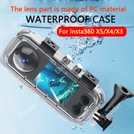 For Insta360 X5 /X4 /X3 plastic material Invisible Dive Case Underwater Waterproof Housing Cover For