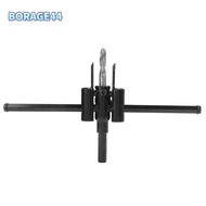 BORAGE44 Adjustable Hole Saw, 30-200mm Range Adjustable Design Circle Cutter Drill Bit, Drywall Comp
