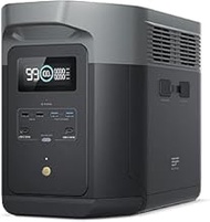 EF ECOFLOW DELTA 2 Max, 220V, Portable Power Station 2400W LFP Solar Generator, 1 Hour Full Charge, 
