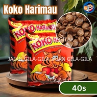 Koko Harimau Chocolate Flavoured Crackers 40pcs Halal (SMALL)