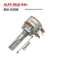 ALPS Audio Amplifier Audio Volume Dual Six Foot 6 Foot Potentiometer B100K50K10K Carbon Film Potenti