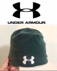 美國【UA(UNDER ARMOUR)】深綠色刷毛毛帽