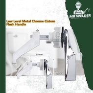 Toilet Low Level Metal Chrome /PVC Cistern Flush Handle | Toilet heavy duty cistern metal flush hand