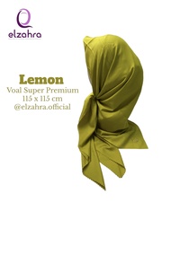 KERUDUNG HIJAB SEGI EMPAT  VOAL SUPER PREMIUM TEBAL LASERCUT VIRAL TERLARIS GRADE A POLOS ELZAHRA