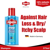 Alpecin Hybrid Caffeine Shampoo (375ml) - For sensitive itchy or dry scalps / Strengthens hair growt